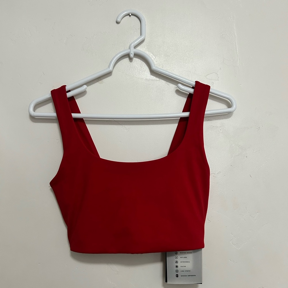 NWT spiritual gangster Delmar longline bra size xs‎ red